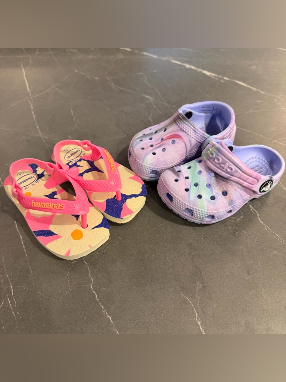 EUC, Havaianas and Crocs (Baby)